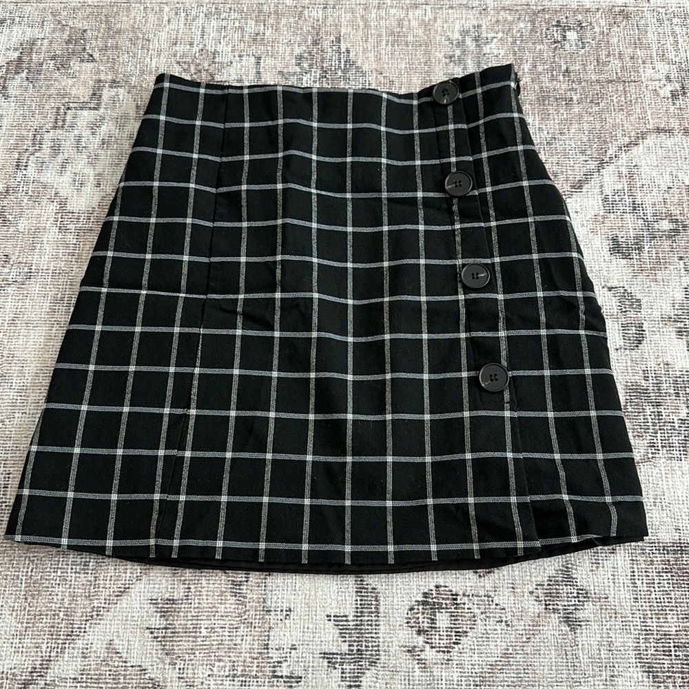 Mini Plaid Skirt
